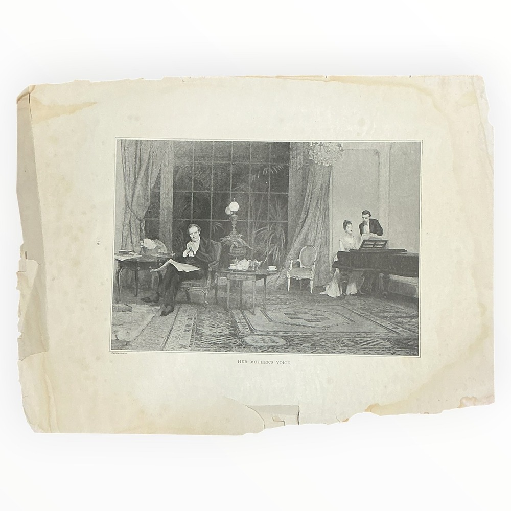 Her Mothers Voice Music Of The Modern World Book Plate Art Print D Appleton